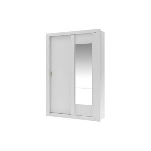Armario PETTERI - 2 puertas correderas - Con espejo - Ancho…