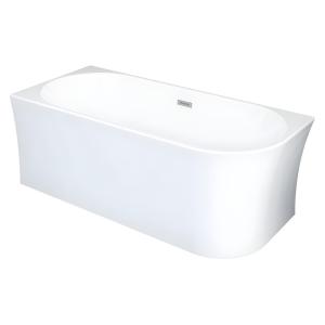 Bañera esquinera - 201 L - 150 x 75 x 59 cm - Blanco - Acrí…