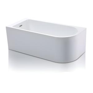 Bañera rinconera - 240L - 170 x 75 x 58 cm - blanco - Esqui…