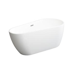 Bañera exenta asimétrica - 240 L - 160 x 80 x 59 cm - Blanc…