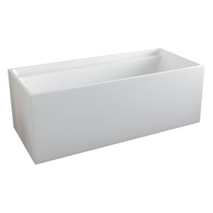 Bañera exenta rectangular - 232 L - 150 x 75 x 60 cm - Blan…