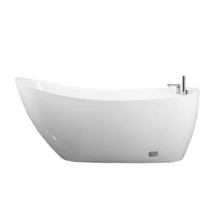 Bañera exenta NATALIA - 1 plaza - 170x75x73cm - 282 L - Bla…