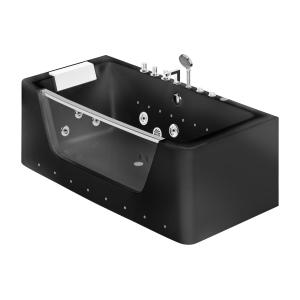 Bañera de hidromasaje acristalada con leds DYONA - 1 plaza…