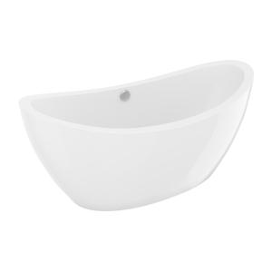 Bañera exenta design blanca - 225L - 170 x 83 x 77 cm - ALD…