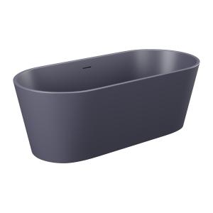 Bañera independiente ovalada - 255L - 159 x 74 x 56 cm - Az…