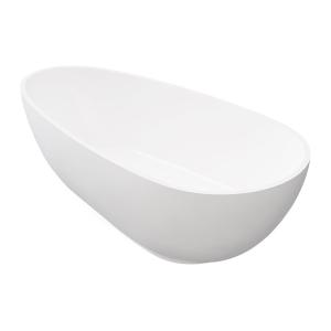 Bañera exenta asimétrica de solid surface - 268 L - 172 x 8…