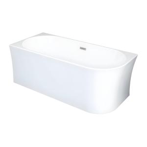 Bañera de esquina - 228 L - 170 x 75 x 59 cm - Blanca - Acr…
