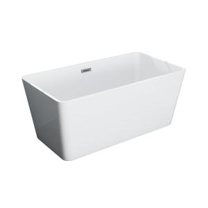Bañera exenta rectangular - 208 L - 150 x 75 x 55 cm - Blan…