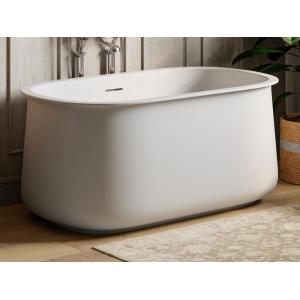 Bañera exenta blanca mate - 130 x 74 x 60 cm - 195 L - CALD…