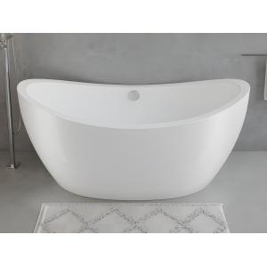 Bañera exenta design blanca - 225L - 170 x 83 x 77 cm - ALD…