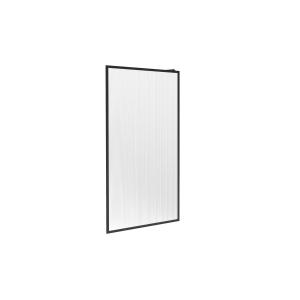 Mampara de ducha italiana con cristal texturado - 120x200 c…