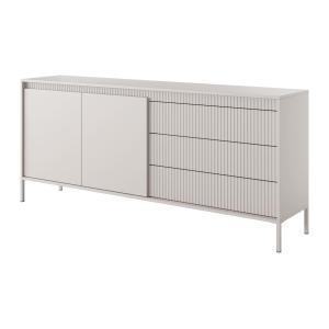 Aparador con 3 cajones y 2 puertas de MDF - Beige - NURSEMA