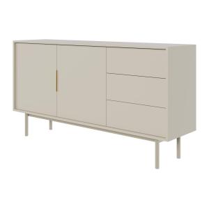 Aparador con 2 puertas y 3 cajones - Beige - DABRIANA