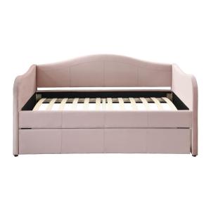 Cama nido extensible 2 x 90 x 190 cm - Terciopelo - Rosa -…