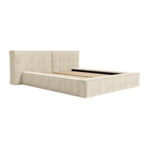 Canapé abatible 140 x 190 cm - Pana gruesa - Beige - TIMANO…