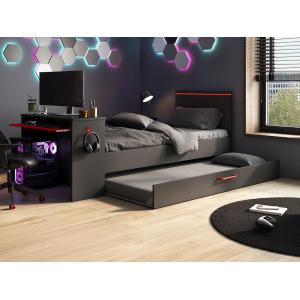 Cama nido gamer  90 x 200 et 90 x 190 cm - Con escritorio -…