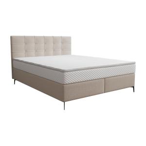 Conjunto completo boxspring con cabecero acolchado   somier…