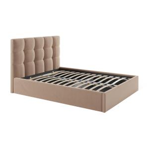 Canapé abatible 140 x 190 cm - Terciopelo - Beige - MIRDAL…