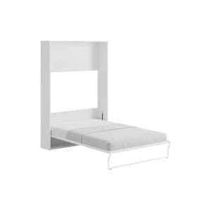 Cama abatible 140 x 200 cm - Apertura vertical manual - bla…