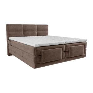 Conjunto completo boxspring con cabecero capitoné   somiere…