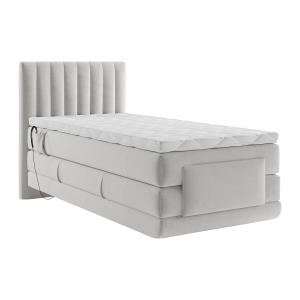 Conjunto completo de boxspring con cabecero acolchado con c…