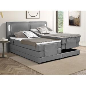 Conjunto boxspring cabecero con LEDs   somieres relajación…