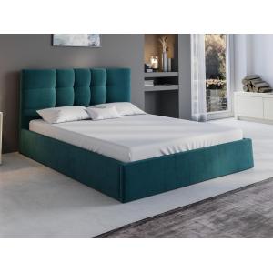 Canapé abatible 160 x 200 cm - Tela - Verde azulado - ELIAV…