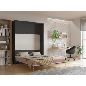 Cama abatible 160 x 200 cm - Apertura vertical manual - Ant…