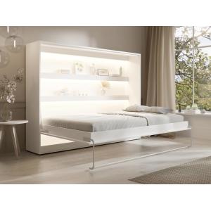 Cama abatible 140 x 200 cm - Apertura horizontal manual - C…