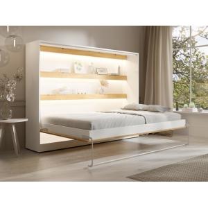 Cama abatible 140 x 200 cm - Apertura horizontal manual - C…