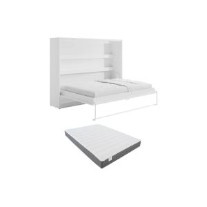 Cama abatible 140 x 200 cm - Apertura horizontal manual - C…