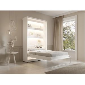 Cama abatible 120 x 200 cm - Apertura vertical manual - Con…