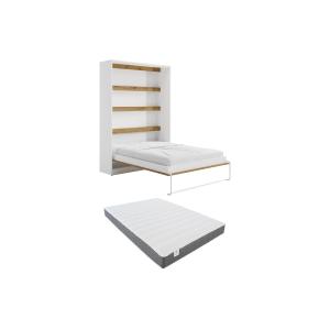 Cama abatible de 140 x 200 cm - Apertura vertical manual -…