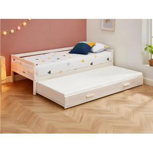 Cama nido AEDAN II - 2 x 90 x 190 cm - Pino macizo y MDF -…