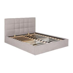 Cama arcón 180 x 200 cm - Tela - Beige - ELIAVA de Pascal M…