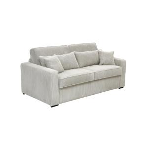 Sofá cama 4 plazas de apertura rápida de pana beige - Base…