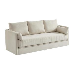 Sofá cama beige GRECCO de 3 plazas