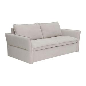 Sofá cama de 3 plazas de apertura rápida de tela beige - Ca…
