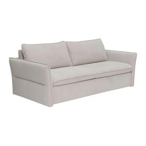 Sofá cama de 4 plazas de apertura rápida de tela beige - Ca…