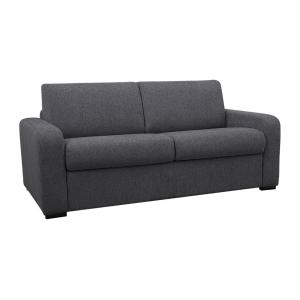 Sofá cama de 3 plazas de tela tipo italiano gris antracita…