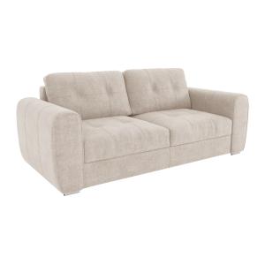Sofá cama de 4 plazas de apertura rápida de tela beige - Ca…