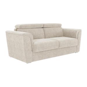 Sofá cama de 3 plazas de apertura rápida de tela beige - Ca…