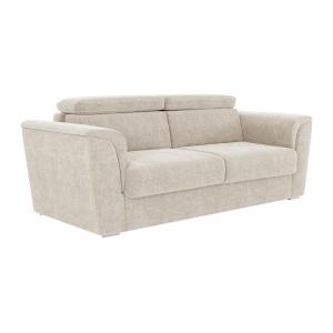 Sofá cama de 4 plazas de apertura rápida de tela beige - Ca…