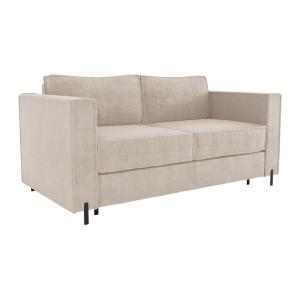 Sofá cama de 4 plazas de apertura rápida de tela beige text…