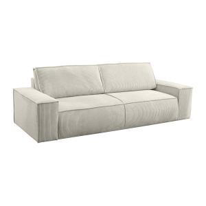 Sofá cama de 4 plazas de pana beige AMELIA de PASCAL MORABI…