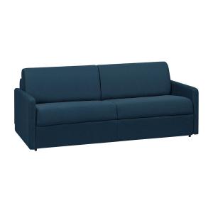 Sofá cama italiano 4 plazas de tela CALIFE - Azul oscuro -…