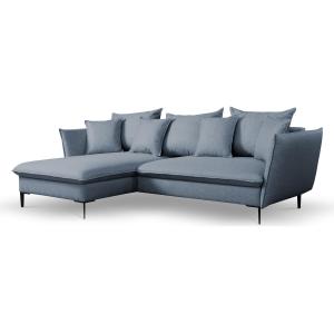 Sofá cama rinconera de tela azul marino LAZARE de PASCAL MO…