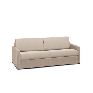 Sofá cama de 4 plazas de tela tipo italiano CALIFE - Beige…