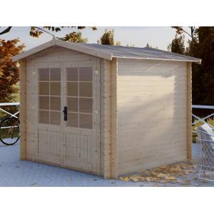Caseta de jardín de madera de 625 m² y 28 mm de grosor - RA…