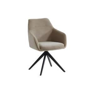 Silla MUSE - Con brazos - Tela - Beige